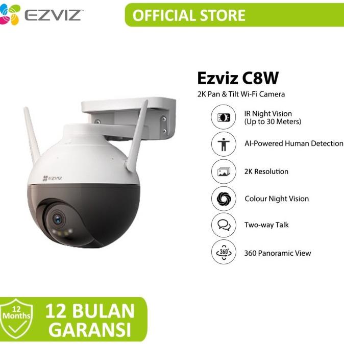 Ezviz C8W 4MP 2K+ Pan & Tilt Wi-Fi Camera
