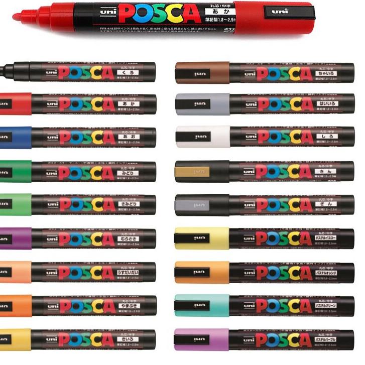 

Pasti Murah✽➚ ADZU9 Uni POSCA PC-5M Marker Pen - Medium Tip Part 2 50 ➚Big Sale