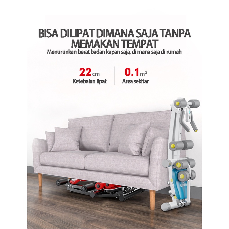 Alat Olahraga Fitness Alat Gym Rumah Abdominal Latihan Perut Pembentuk Otot Ab Coaster / spinning bike olahraga fitness gym yoga roller abdominal latihan perut SP54
