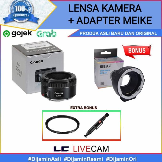 LENSA CANON EF 50MM F1.8 STM / LENSA FIX CANON 50MM STM