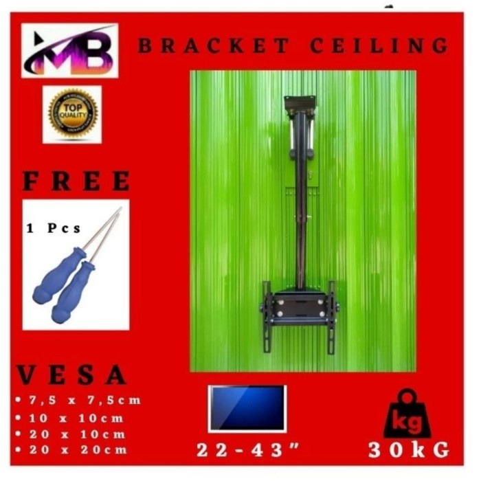 BRACKET TV GANTUNG / BRAKET TV GANTUNG / BRACKET TV GANTUNG PLAFON 43"