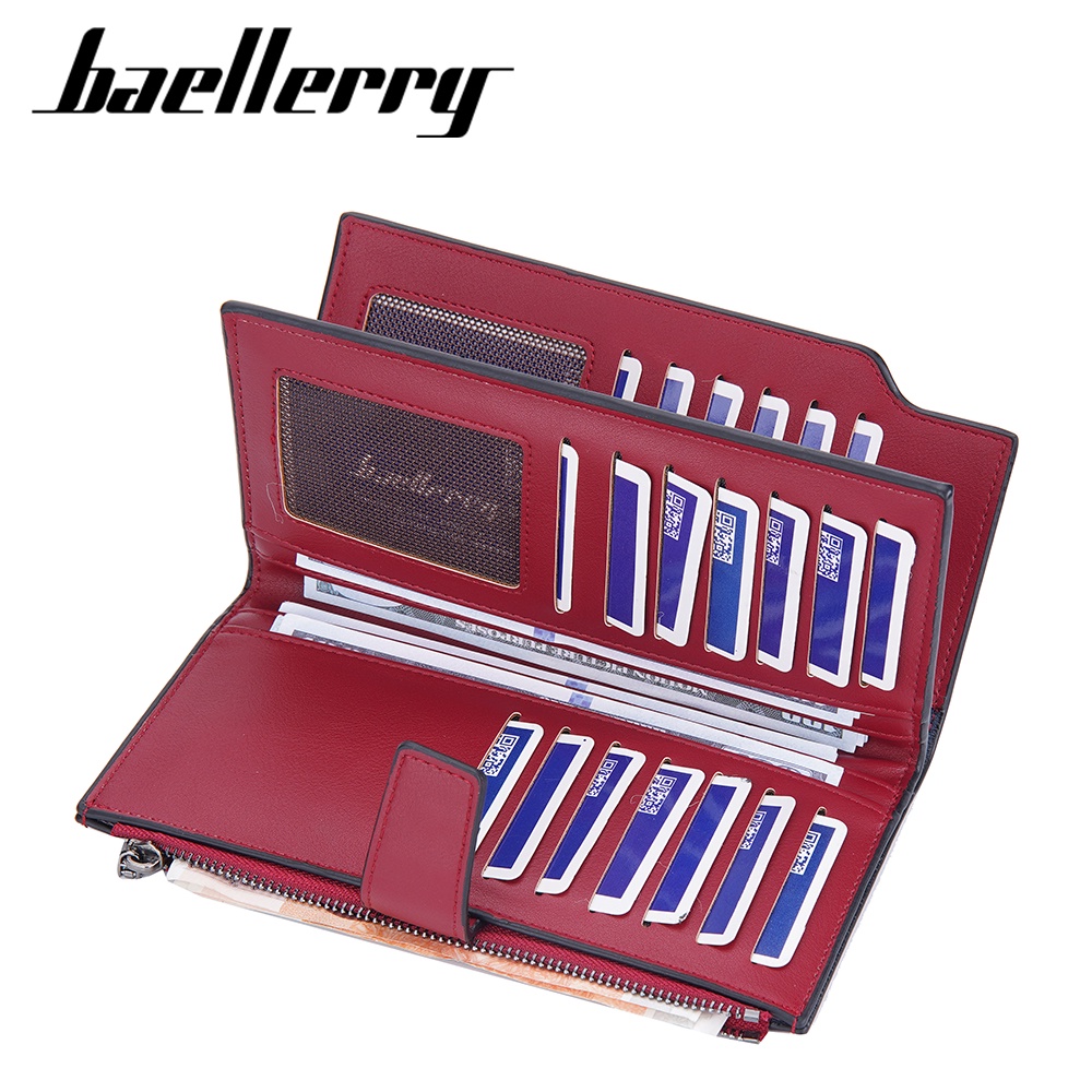 BAELLERRY N5021 Dompet Wanita Panjang Bahan Kulit PU Leather Premium WATCHKITE WKOS