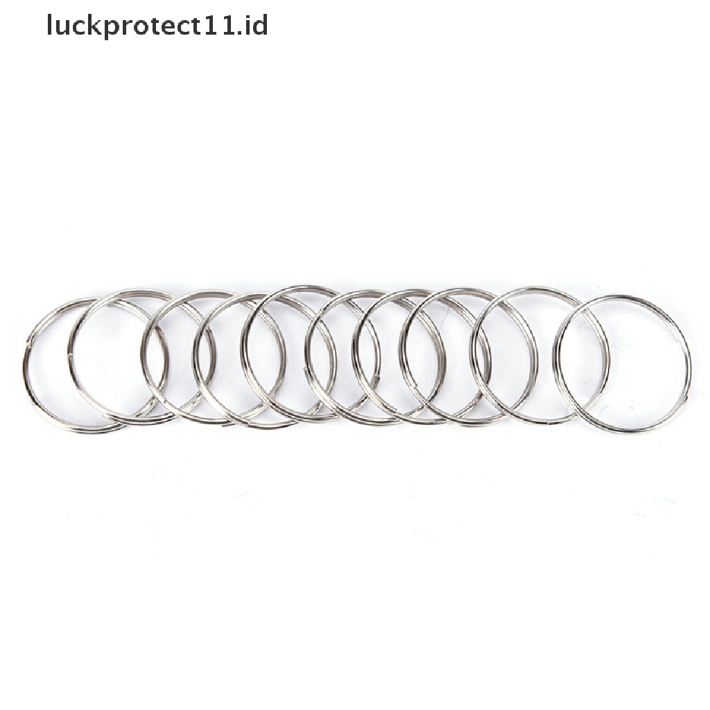 /Fashion Hot// Fashion// 10pcs Steel Keyring Split Key Rings Nickel Hoop Ring Nickel Plated Steel Loop.