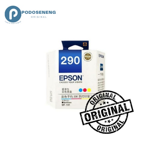 Tinta Epson 290 Colour = Printer Epson WorkForce WF - 100