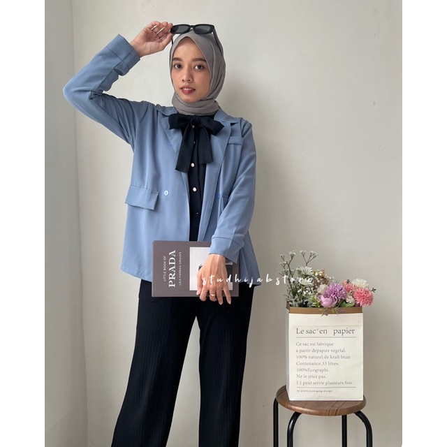 Classy Korean Blazer ala Korea by Studhijabstore