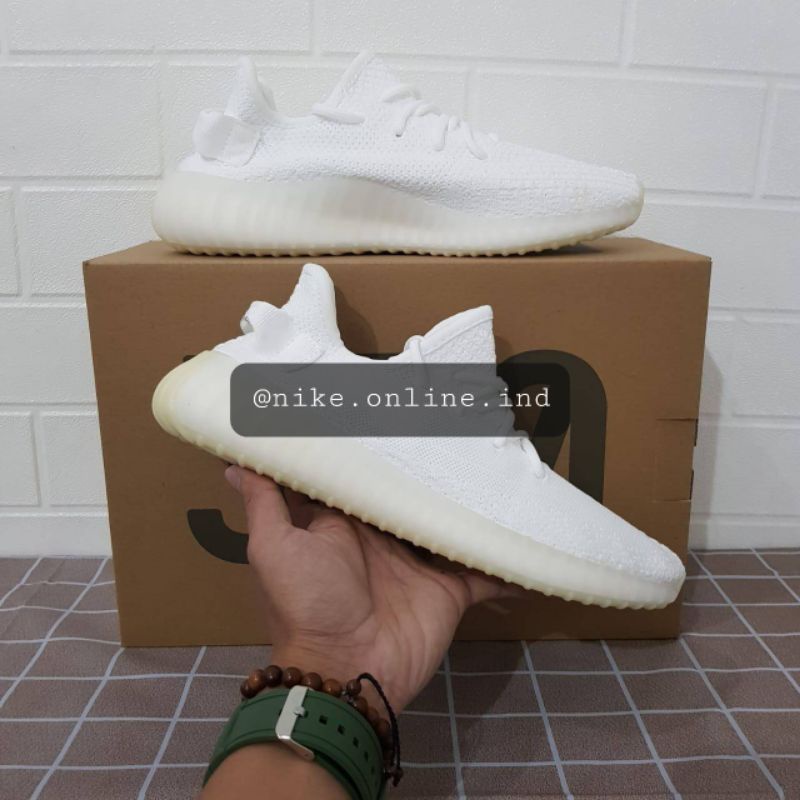 ADDAS YEEZY BOOST 350 BRED MAN TRIPLE WHITE