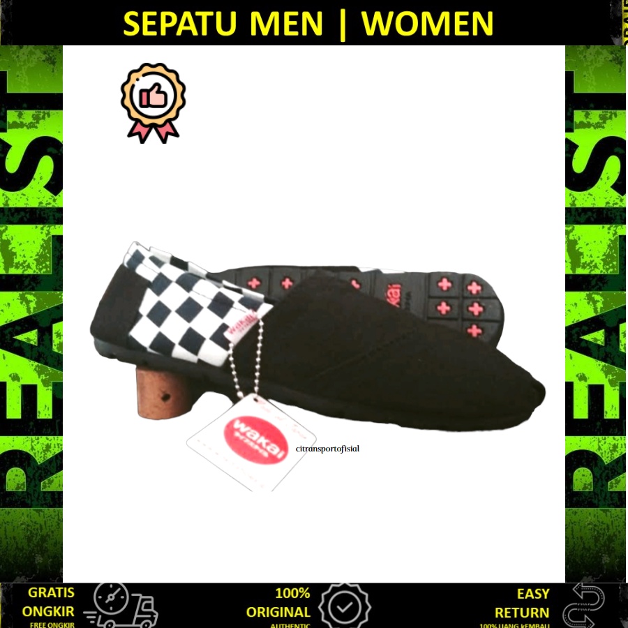 ( SUPER MURAH ) SEPATU WAKAI FULL MERAH PRIA / WANITA SEPATU WAKAI EMPUK original