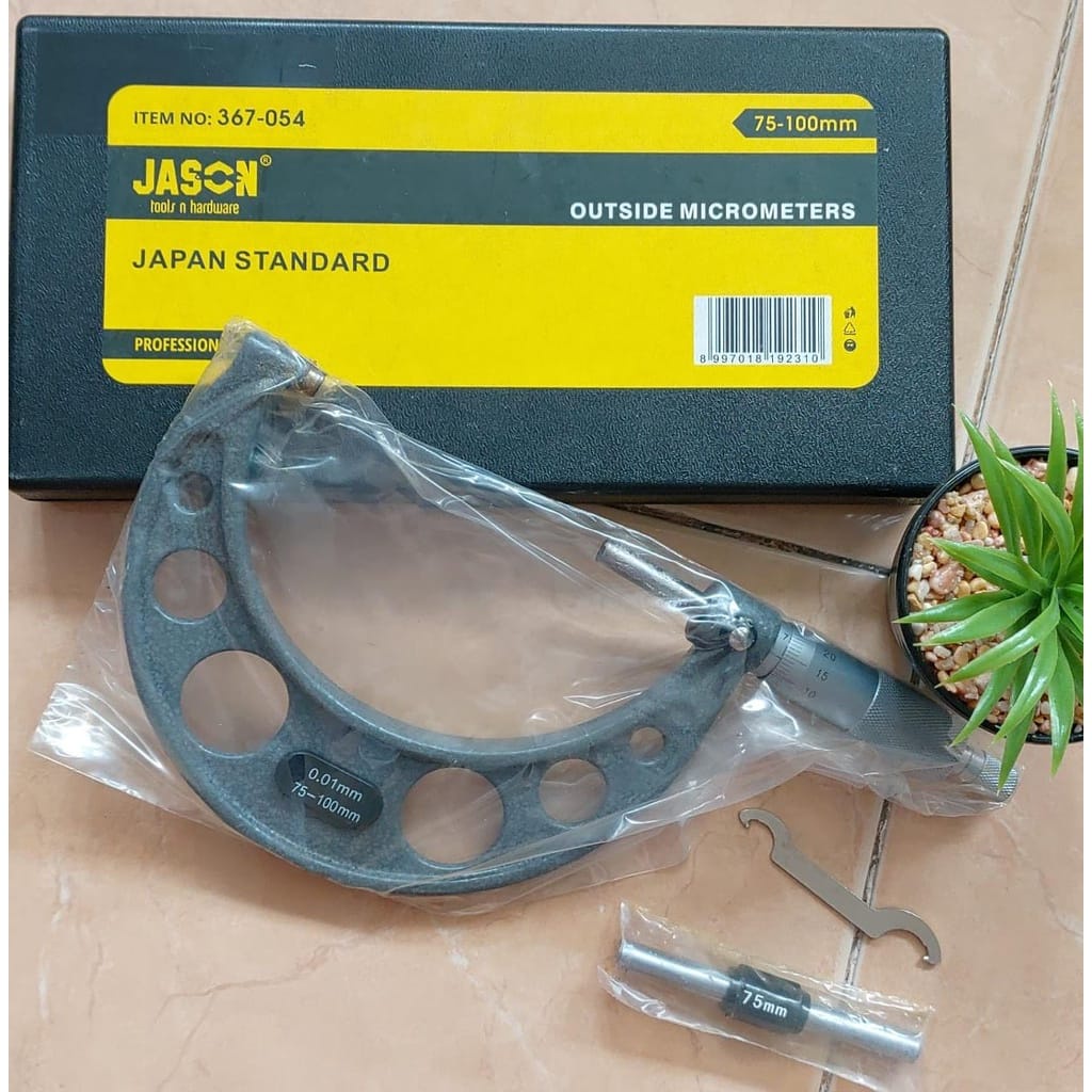 MICROMETER 0-25mm (367-051) 25-50mm JASON (367-052) &amp; 75-100mm JASON (367-054)