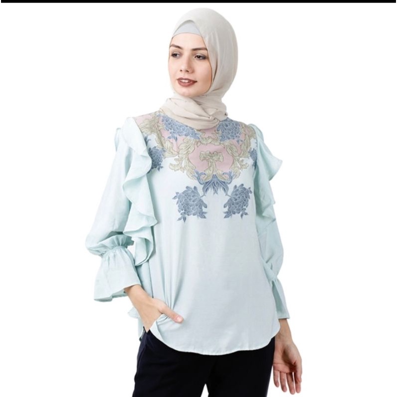 preloved tunik towny top ria miranda size S