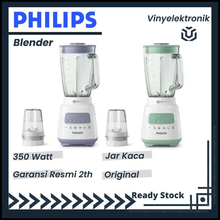 Philips Blender Kaca 2L Glass Hr2222 - Hr2222/00 - Hr 2222 Original