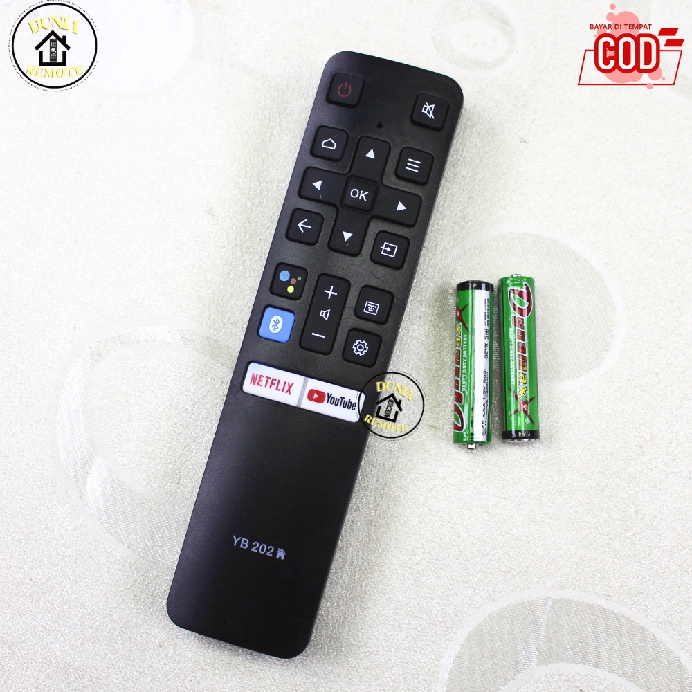 Remot Remote Smart TV Panasoni LED YB 202 ANDROID tanpa setting