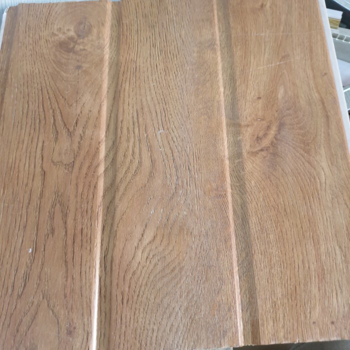 Tag Plafon Pvc Doff Laminate Coklat Muda 30 Cm