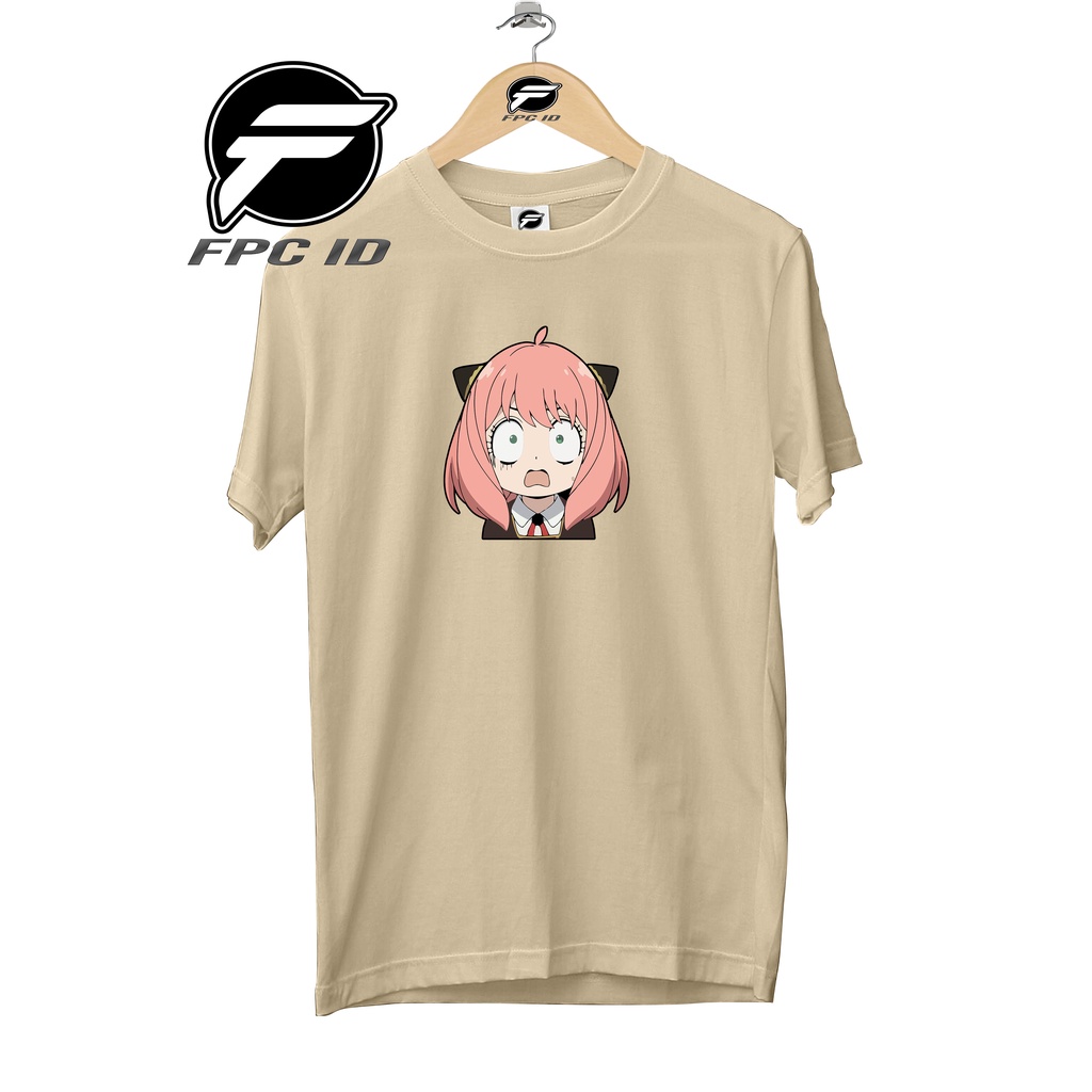 Kaos Anime Spy X Family Anya Forger Shock Cotton Combed 30s Premium Fpc Id