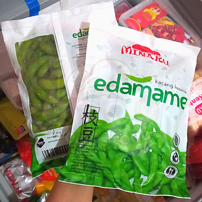 

Minaku Edamame 500g/Minaku Edamame Frozen 500g/Edamame Minaku/Kedelai Jepang Frozen