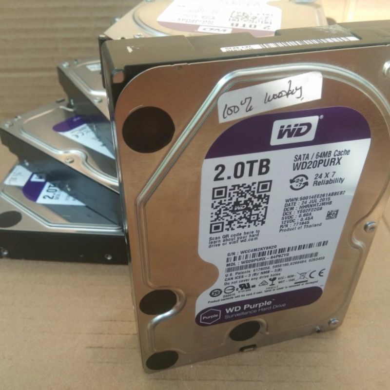 Hdd 2 tb wd purple