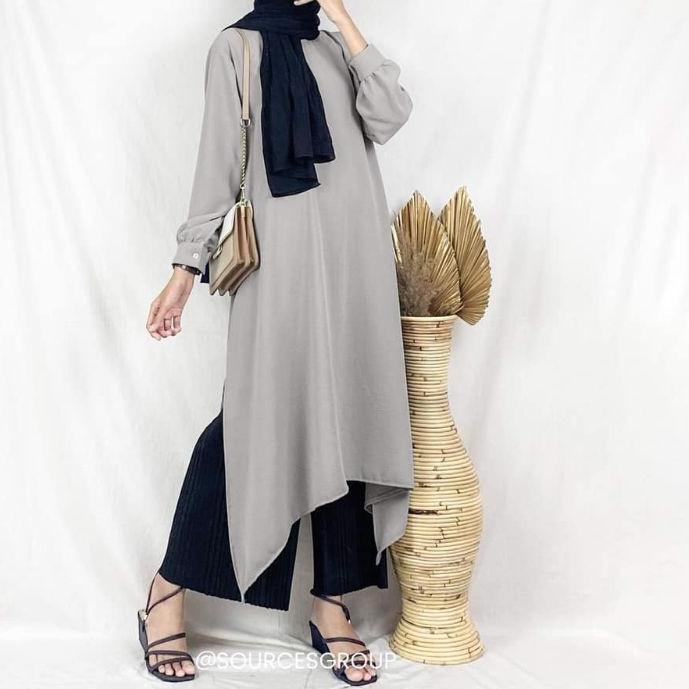 11.11✔️New Tunik remaja Pesta Mewah Kekinian Premium Jumbo Ld120 Tunik Wanita Terbaru 2022 polos Hit