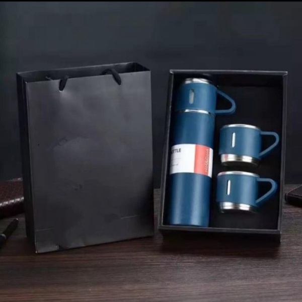 

Unik tumbler botol set termos set gift vintage hampers hadiah thermos mug - Polos Diskon