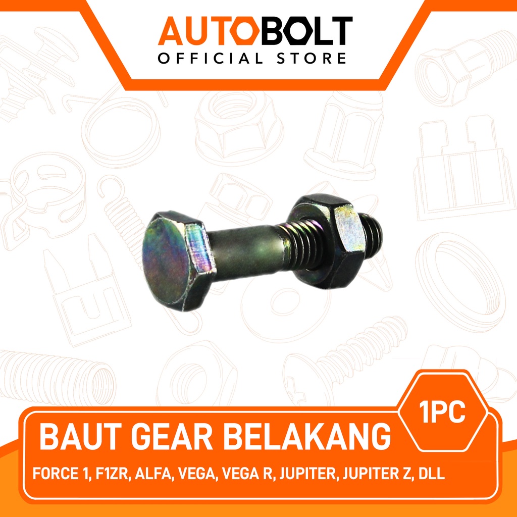 AUTOBOLT Baut Gear Belakang Jupiter MX Z & Alfa &