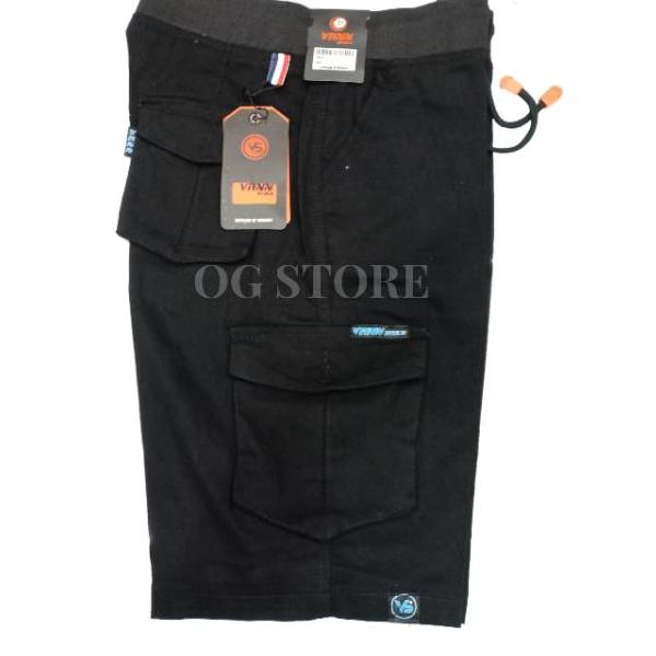 Terbaru CELANA CARGO PENDEK KEMPOL PINGGANG KARET KOLOR SIZE 27-44 BIG SIZE JUMBO
