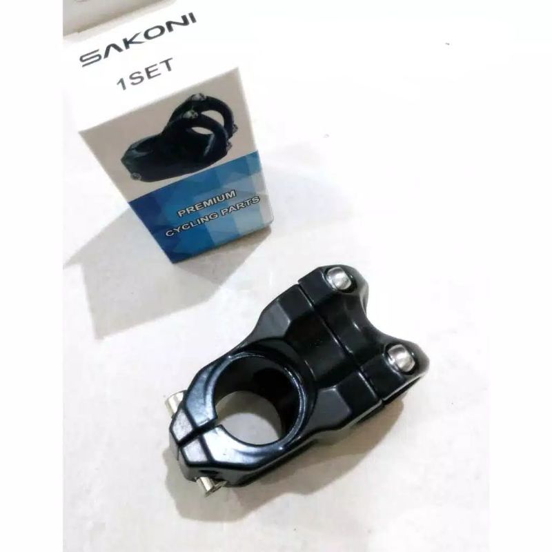 Stem MTB SAKONI Oversize Black Alloy 45mm