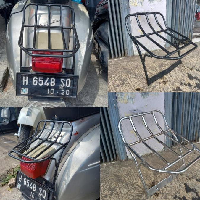 Backrack Rak Belakang Vespa Super Sprint Vbb