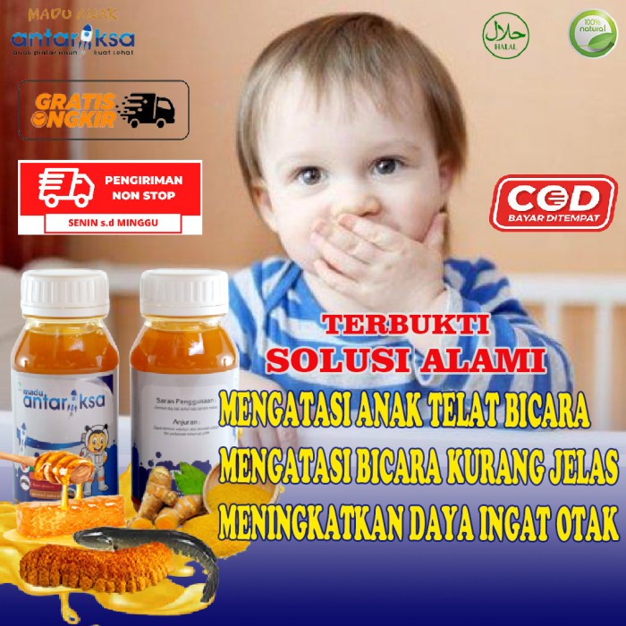 Vitamin Anak Terlambat Bicara - Madu Antarika Untuk Anak Telat Bicara