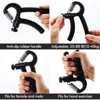 Alat Fitness Olahraga Latihan Yoga Training Otot Tangan Hand Grip 5-60 Kg Adjustable Wrist Forearm Strength Exerciser Training Gym [MF]