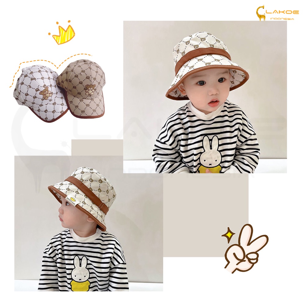 Topi baseball anak laki laki topi bucket anak perempuan lucu