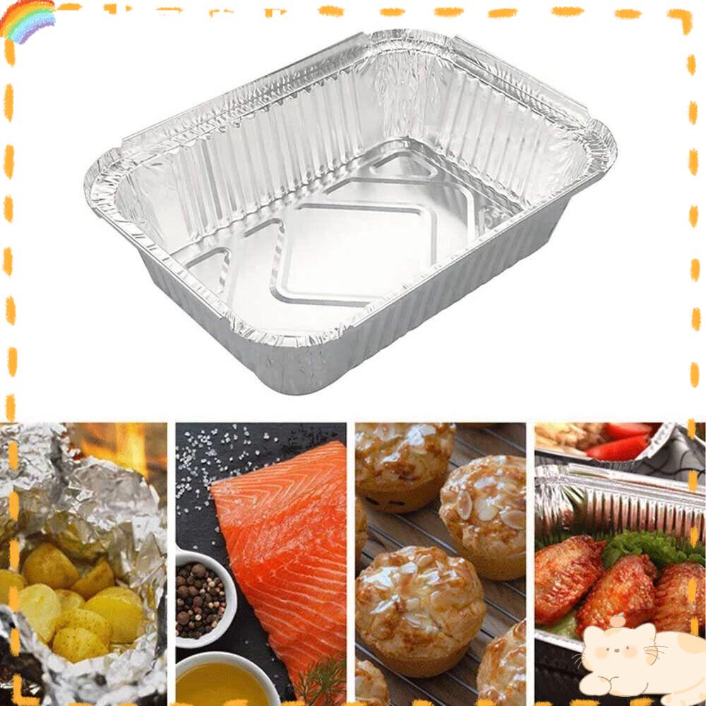 Solighter10 /20 /30/50Pcs Air Fryer Dishes Air Fryer Aksesoris BBQ Universal Kue Catering Tray