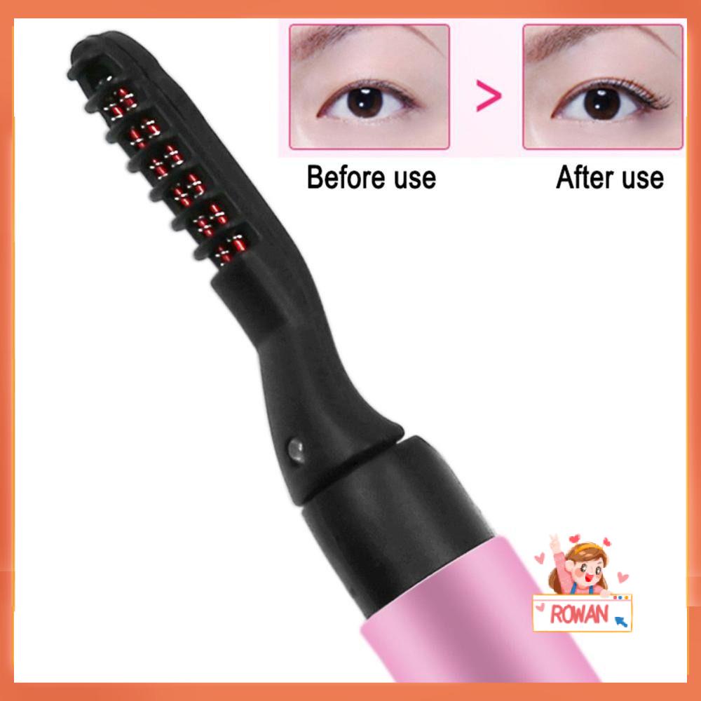 R-flower Eyelash Curler Styling Alat Penjepit Bulu Mata Pengangkat Bulu Mata Elektrik Curling Clip