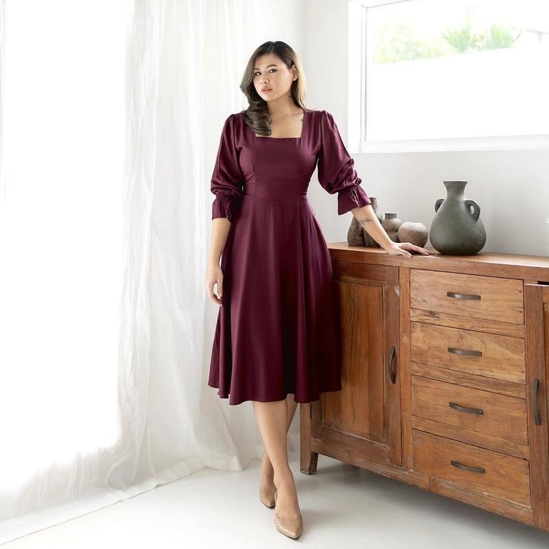 DRESS JUMBO INA SABRINA/DRESS KEKINIAAN/