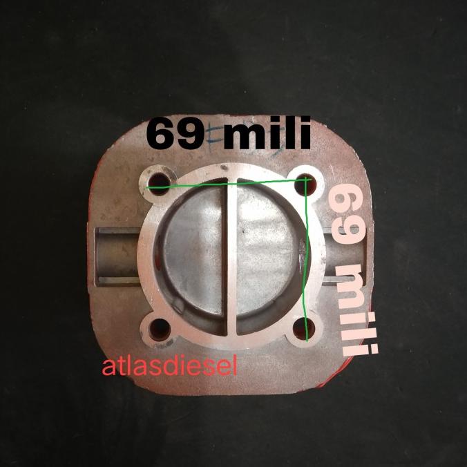 cylinder head kompresor 1hp 2 hp