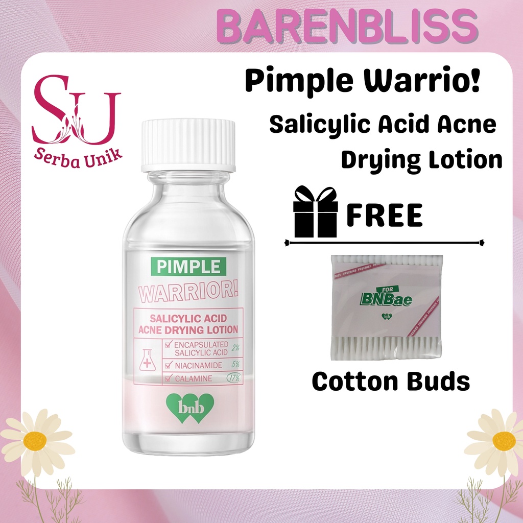 BNB Barenbliss Pimple Warrior Salicylic Acid Acne Drying Lotion 35g | Acne Spot Treatment Care