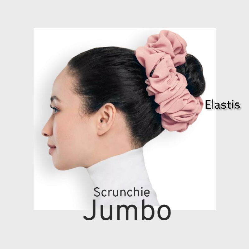 Scrunchie Hijab Jumbo / Ikat Rambut / Cepol Hijab Anti Pusing