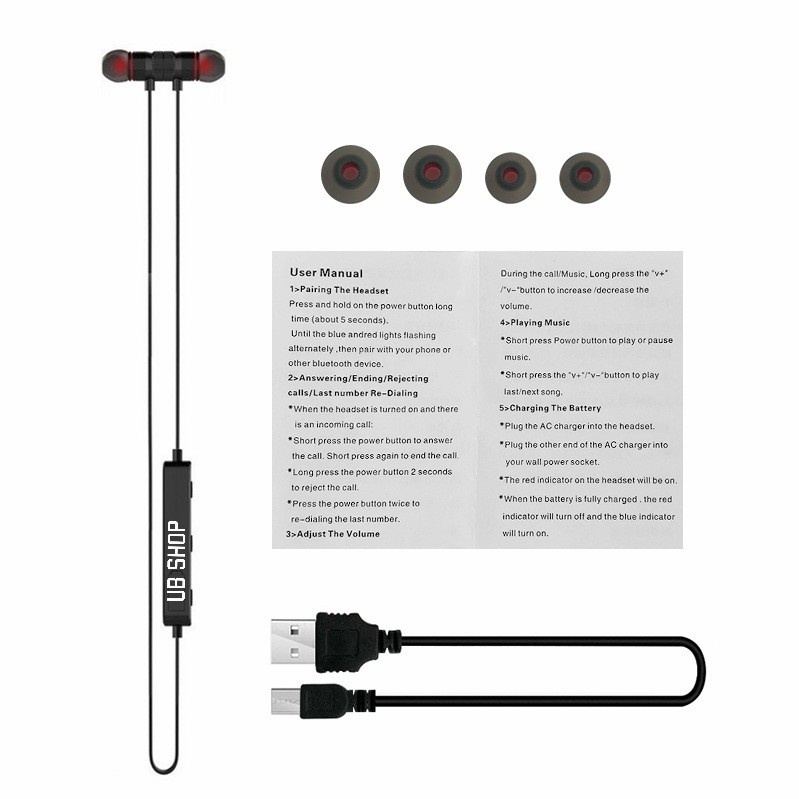 Headset Bluetooth Sport Magnetic