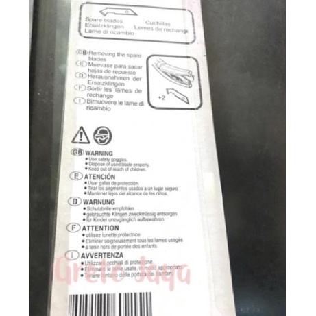 

⇥ Plastic Cutter / Acrylic Cutter / Pisau Akrilik / Pisau Mika Kater Cuter Alat Potong ゎ