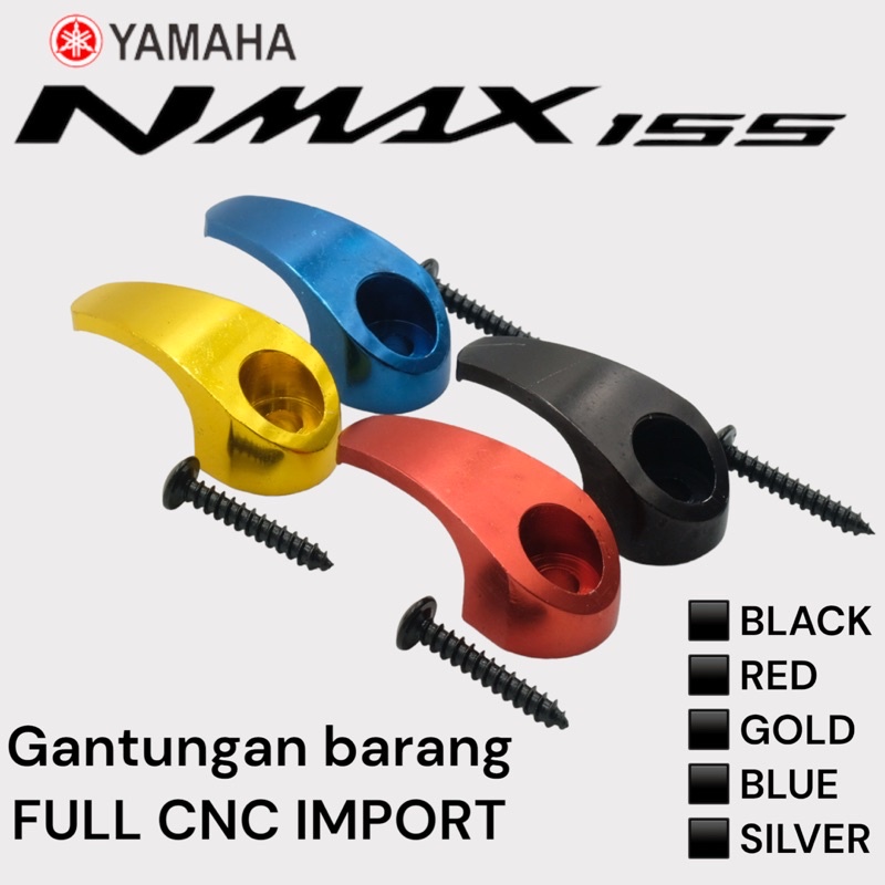 gantungan barang hook FULL CNC yamaha nmax new IMPORT