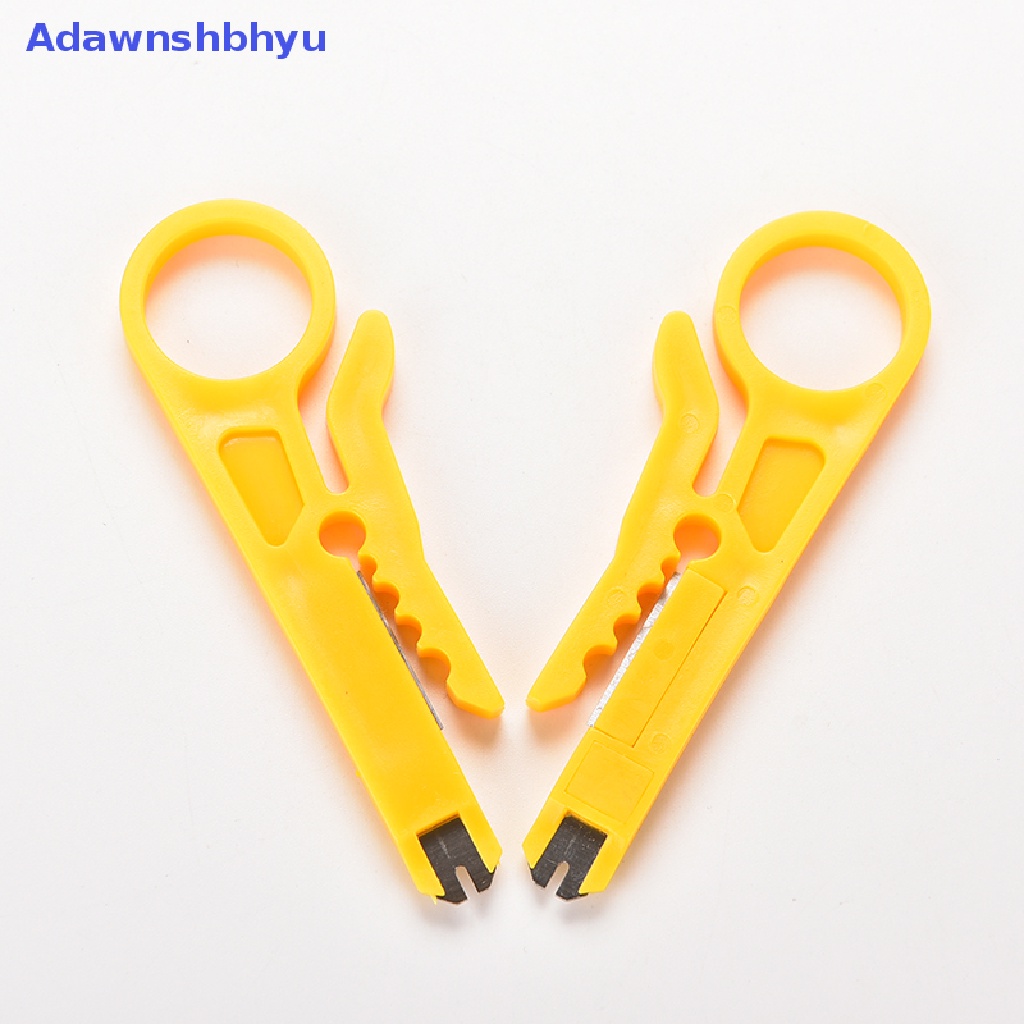 Adhyu Sambungan Jaringan Wire Punch Down Cutter Stripper Untuk RJ45 Cat5 Alat Kabel ID