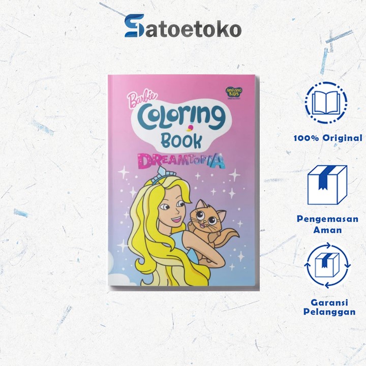 COLORING BOOK Barbie Dreamtopia / Cars / Cartoon / My Little Pony / Peppa Pig - AMAZING