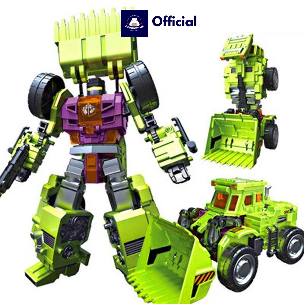 Jual Mainan Rakit Robot Devastator Transformer 6 in 1 Optimus Prime Shopee Indonesia