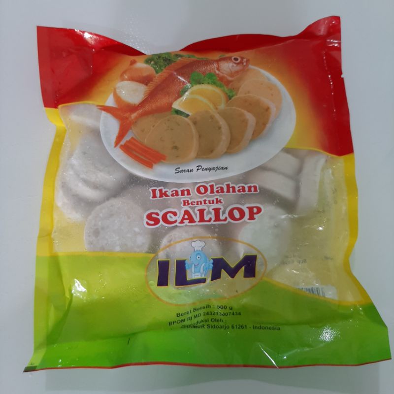 

ILM Ikan Olahan Bentuk Scallop 500g