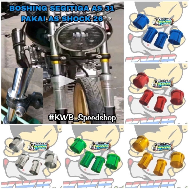 BOSHING AS 26 - 31 UNTUK VIXION NINJA R RR CB150R CBR150 TIGER GL MEGAPRO