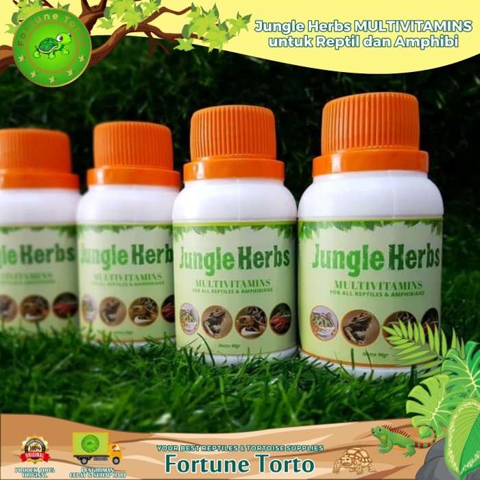 JUNGLE HERBS MULTIVITAMINS UNTUK REPTIL DAN AMPHIBI