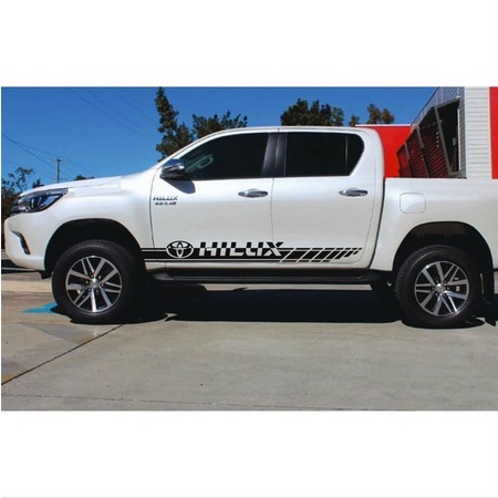 0285 sticker hilux stiker hilux sticker mobil toyota hilux side body