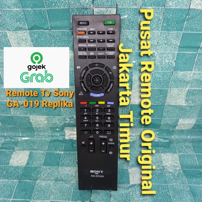 REMOTE REMOT TV SONY BRAVIA LED RM-GA019 ORIGINAL ASLI CUCI GUDANG