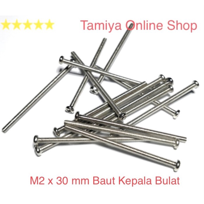 Tamiya Screw M2 x 30 mm isi per pcs - Baut