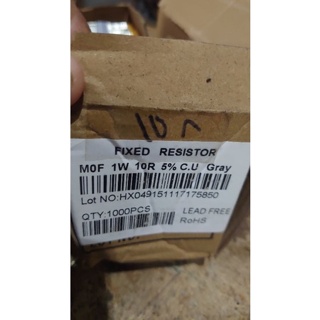 resistor 10 ohm 1 Watt rohs