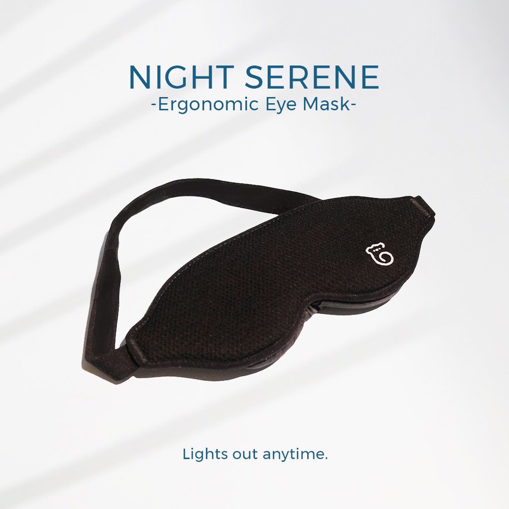 DISKON PENUTUP MATA TIDUR PREMIUM - NIGHT SERENE (KWALA OFFICIAL)