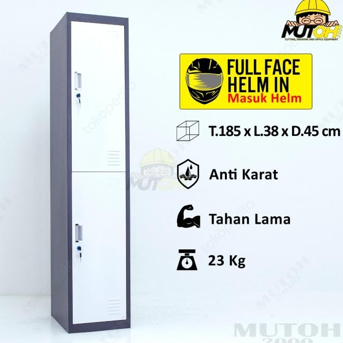 

TERLARIS LOKER BESI LOCKER BESI 2 PINTU ORIGINAL