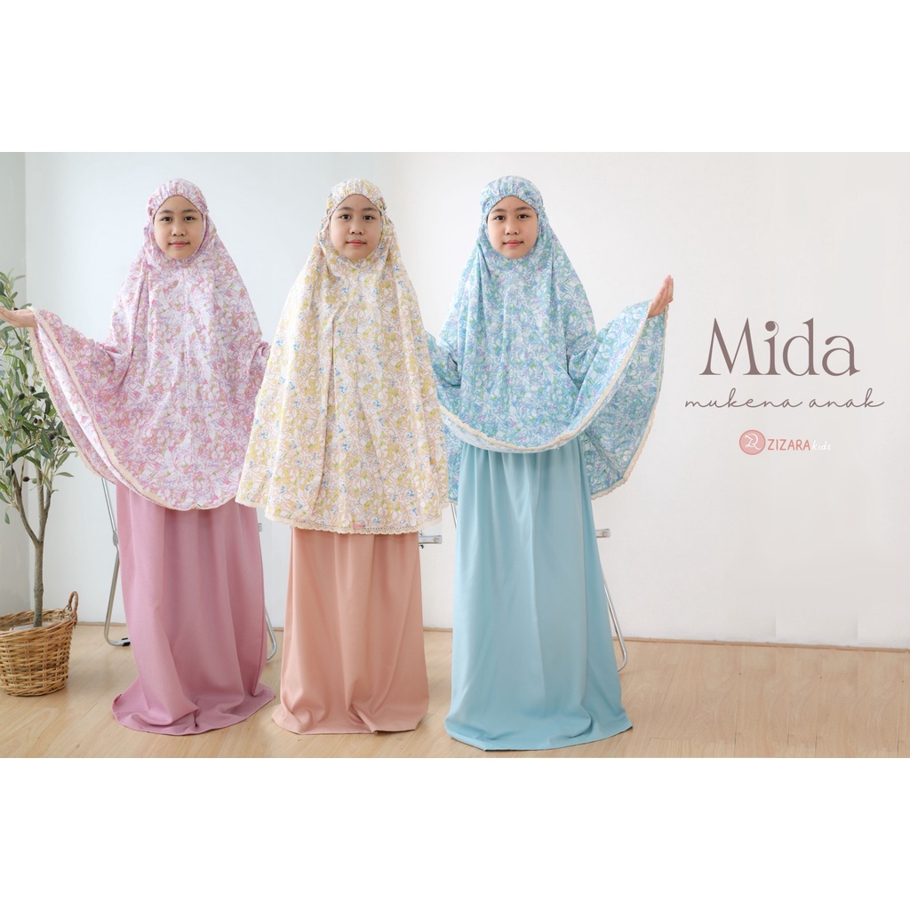 Mida Mukena Teenager/ZIZARA/KALA7/HAIZI/Mukena Anak/Mukena Remaja/Mukena Adem/Mukena Cantik